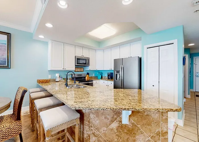 Holiday home Oceanfront 10th-floor With Balcony Great View W&d & Pool Access Gulf Shores